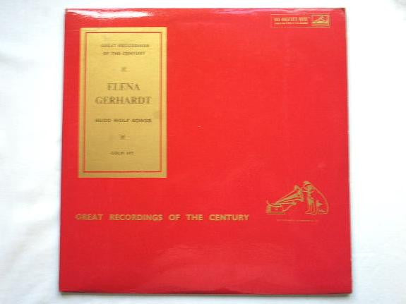 Elena Gerhardt, Hugo Wolf : Hugo Wolf Songs (LP, Album, Mono)