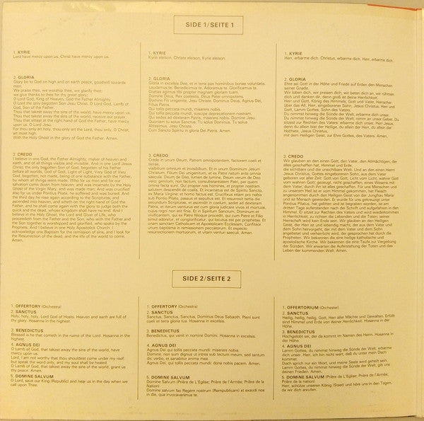 Charles Gounod : Barbara Hendricks, Laurence Dale, Jean-Philippe Lafont, Chœur de Radio France, Nouvel Orchestre Philharmonique De Radio-France, Georges Prêtre : St. Cecilia Mass = Cäcilienmesse = Messe Solennelle De Sainte Cécile (LP)