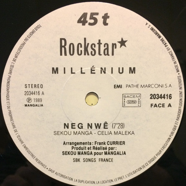 Millénium : Neg Nwê (12", Maxi)