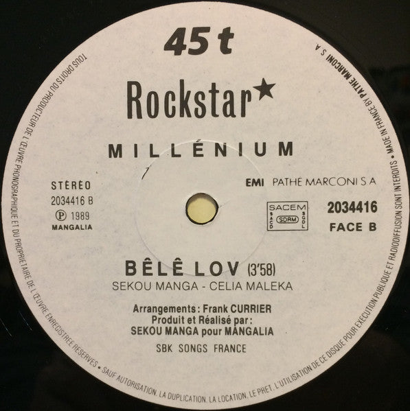 Millénium : Neg Nwê (12", Maxi)