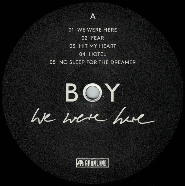 BOY (16) : We Were Here (LP + CD, Album, Bon)