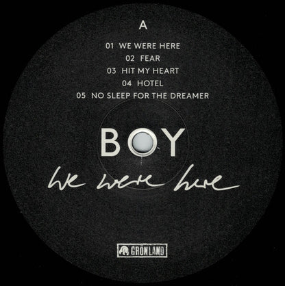 BOY (16) : We Were Here (LP + CD, Album, Bon)