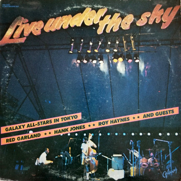 Galaxy All-Stars In Tokyo, Red Garland, Hank Jones, Roy Haynes : Live Under The Sky (2xLP, Album)