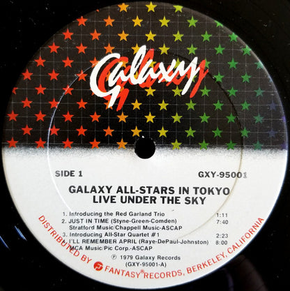 Galaxy All-Stars In Tokyo, Red Garland, Hank Jones, Roy Haynes : Live Under The Sky (2xLP, Album)