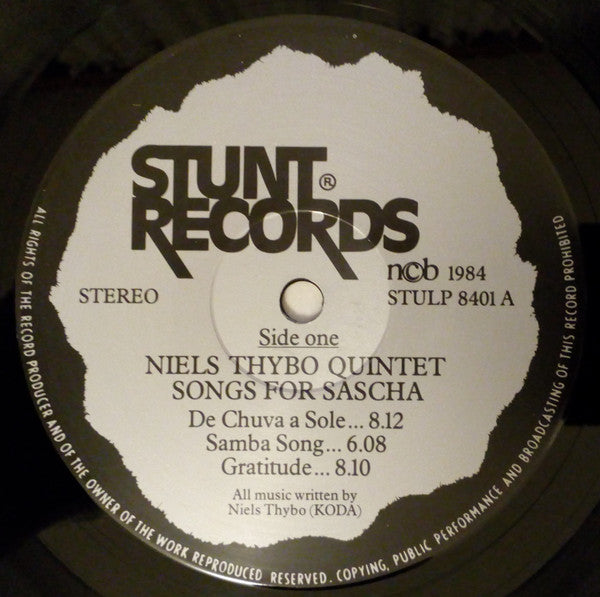 Niels Thybo Quintet : Songs For Sascha (LP, Album)