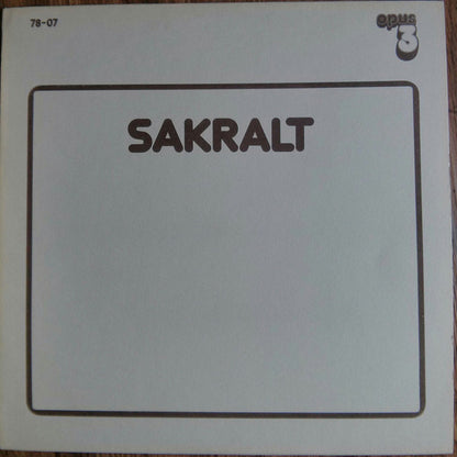 Lidaskören, Georg Lidström : Sakralt (LP, Album)