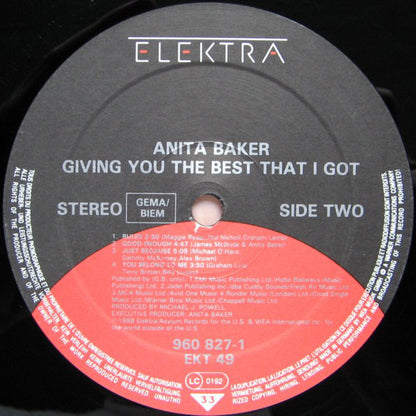 Anita Baker : Giving You The Best That I Got (LP, Album)