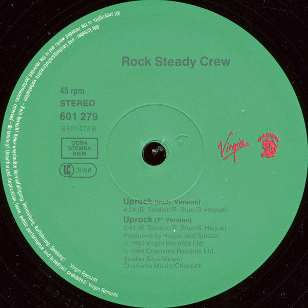The Rock Steady Crew : Uprock (12")