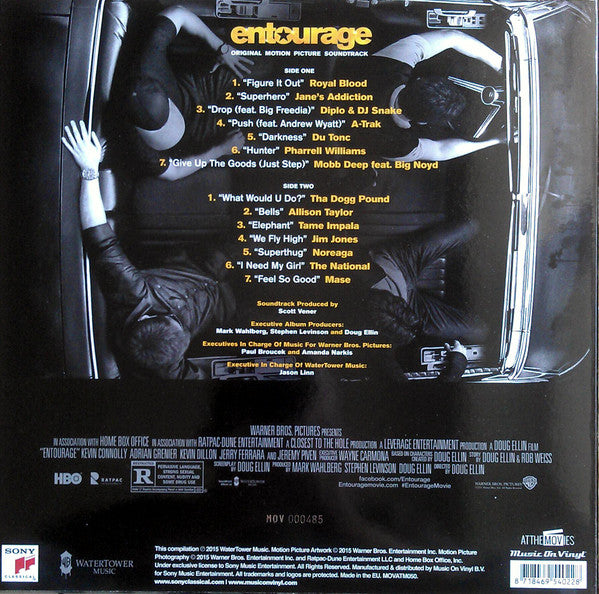 Various : Entourage (Original Motion Picture Soundtrack) (LP, Album, Comp, Ltd, Num, Yel)