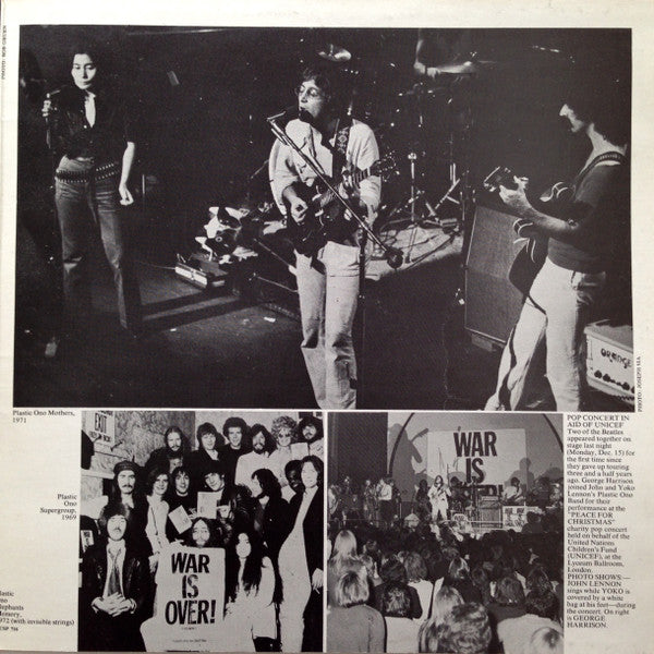 John Lennon & Yoko Ono / The Plastic Ono Band With Elephants Memory And Invisible Strings : Some Time In New York City (2xLP, Album)