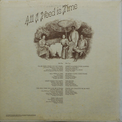 Gladys Knight And The Pips : All I Need Is Time (LP, Album, Sup)