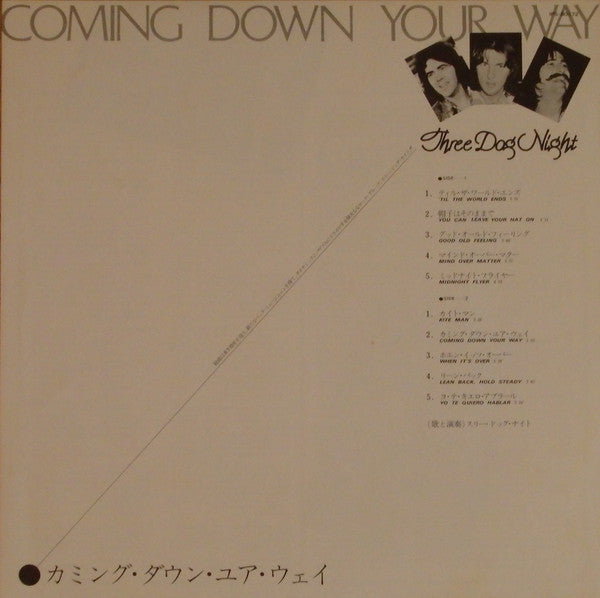 Three Dog Night : Coming Down Your Way (LP, Album)