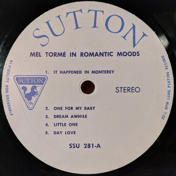 Mel Tormé : In a Romantic Mood (LP, Album)