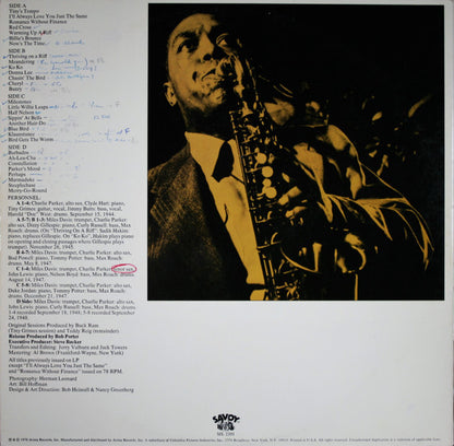 Charlie Parker : Bird / The Savoy Recordings (Master Takes) (2xLP, Comp, Gat)