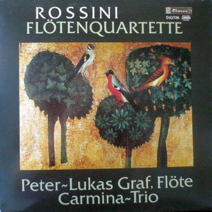Gioacchino Rossini, Peter-Lukas Graf, Carmina-Streichtrio : Flötenquartette (LP, Album, DMM)