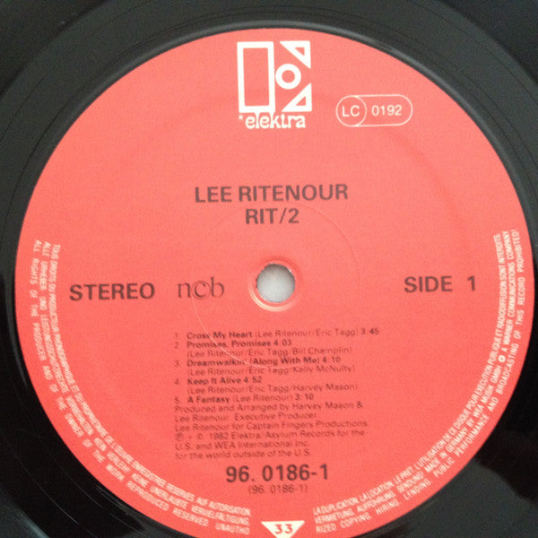 Lee Ritenour : Rit/2 (LP, Album)