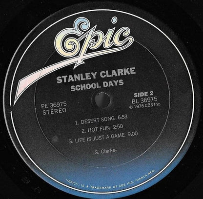 Stanley Clarke : School Days (LP, Album, RE, Pit)