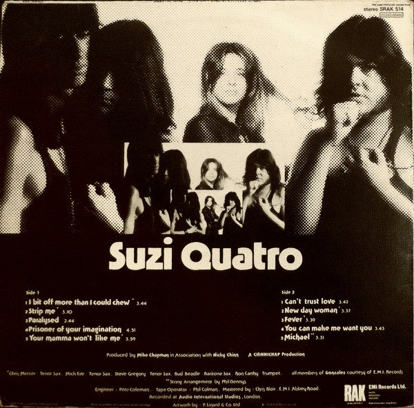 Suzi Quatro : Your Mamma Won't Like Me (LP, Album)