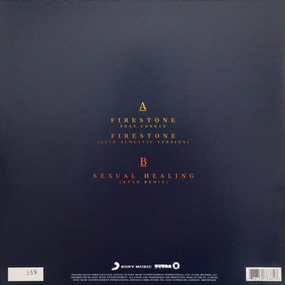 Kygo Ft. Conrad Sewell : Firestone (12", Maxi, Ltd, Num)