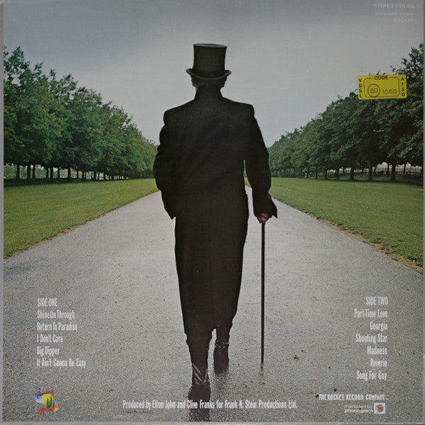 Elton John : A Single Man (LP, Album, Gat)