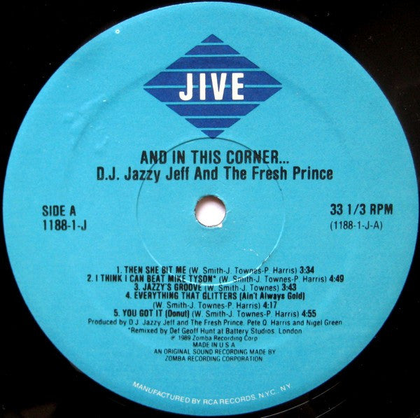 DJ Jazzy Jeff & The Fresh Prince : And In This Corner... (LP, Album)