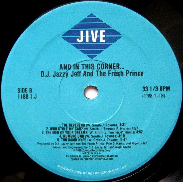 DJ Jazzy Jeff & The Fresh Prince : And In This Corner... (LP, Album)