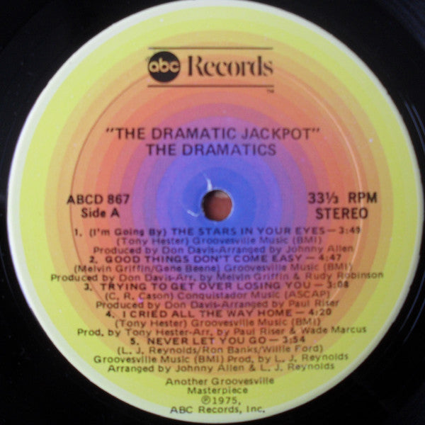 Ron Banks And The Dramatics : The Dramatic Jackpot (LP, Album, Gat)