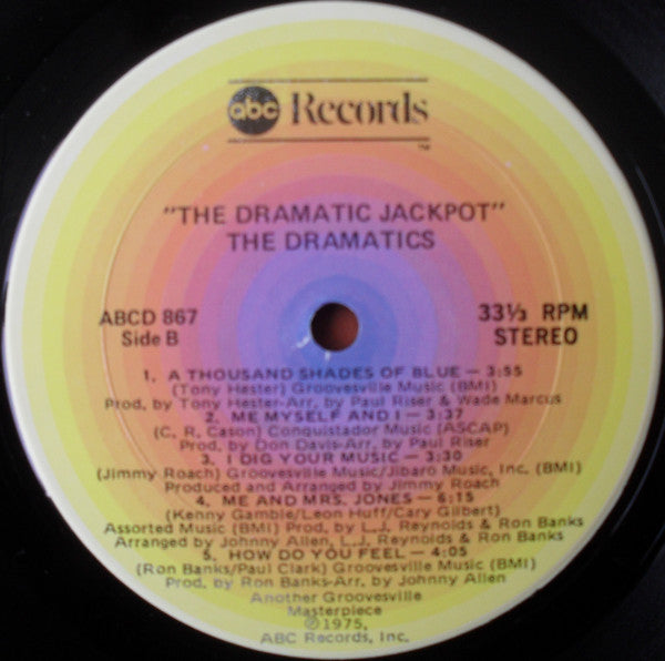 Ron Banks And The Dramatics : The Dramatic Jackpot (LP, Album, Gat)