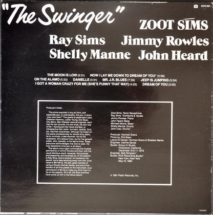 Zoot Sims : The Swinger (LP, Album)