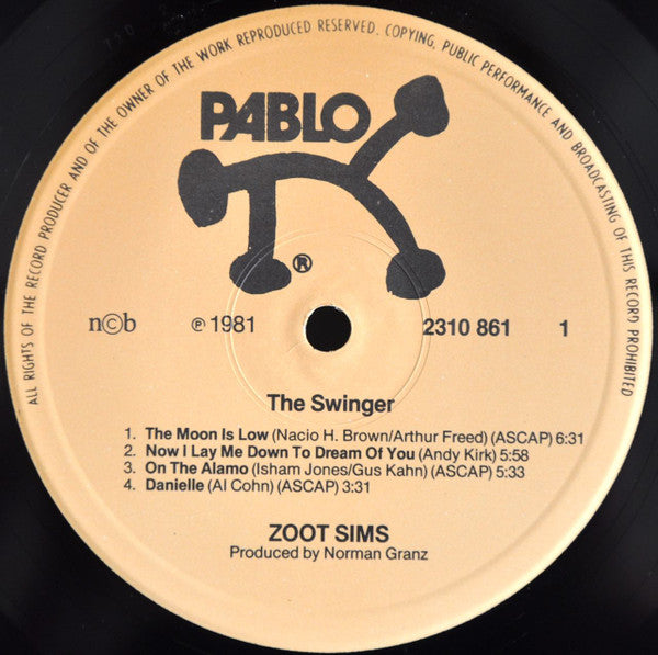 Zoot Sims : The Swinger (LP, Album)