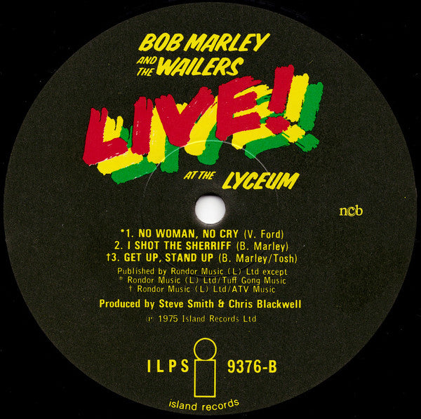 Bob Marley & The Wailers : Live! (LP, Album)