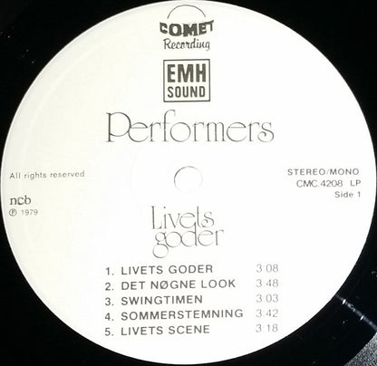 Performers (2) : Livets Goder (LP, Album)