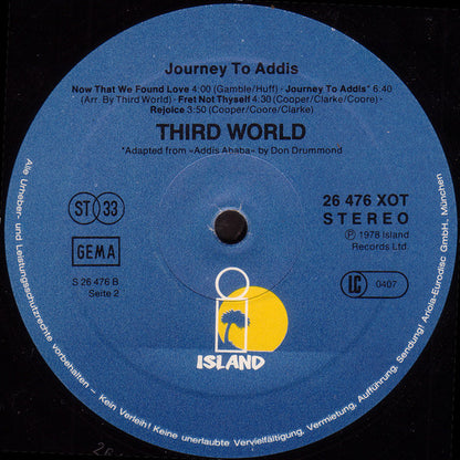 Third World : Journey To Addis (LP, Album, RP)