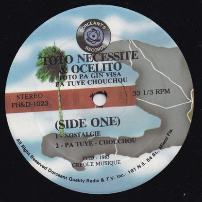 Toto Necessite & Ocelito : Toto Pa Gin Visa Pa Tuye Chouchou (LP, Album)