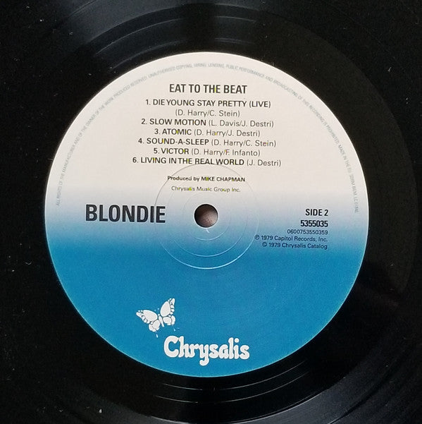 Blondie : Eat To The Beat (LP, Album, RE, 180)