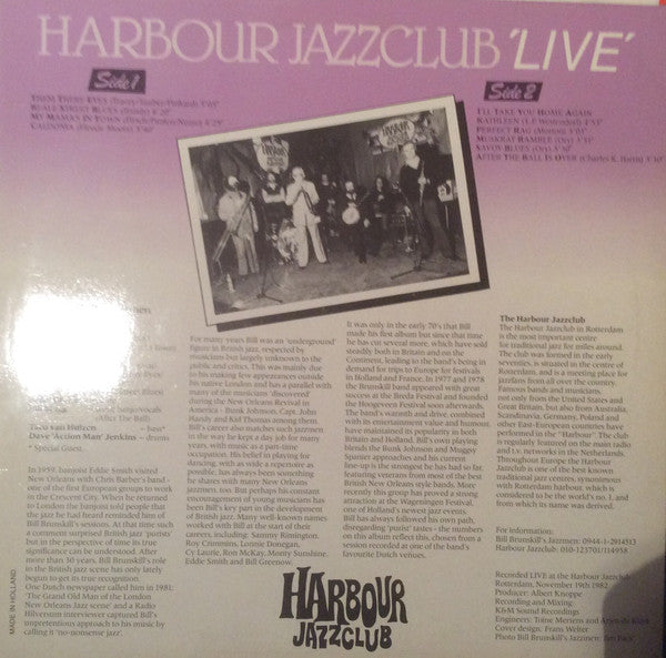 Bill Brunskill's Jazzmen : Harbour Jazzclub Live (LP)