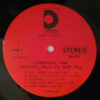 Lawrence Welk And His Orchestra - Dave Pell & His Orchestra : Champagne Time (LP, Album)