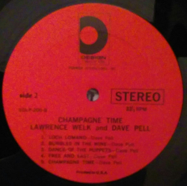 Lawrence Welk And His Orchestra - Dave Pell & His Orchestra : Champagne Time (LP, Album)