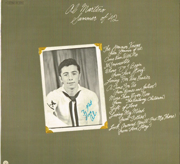 Al Martino : Summer Of 42 (LP, Album)