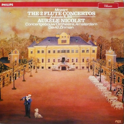 Wolfgang Amadeus Mozart, Aurèle Nicolet, Concertgebouworkest, David Zinman : The 2 Flute Concertos; Andante K.315 (LP, Album, RE)