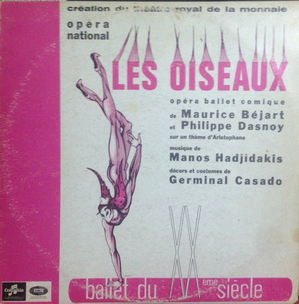 Manos Hadjidakis : Les Oiseaux (2xLP, Album, RP)