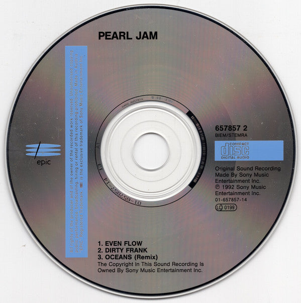 Pearl Jam : Even Flow (CD, Maxi)