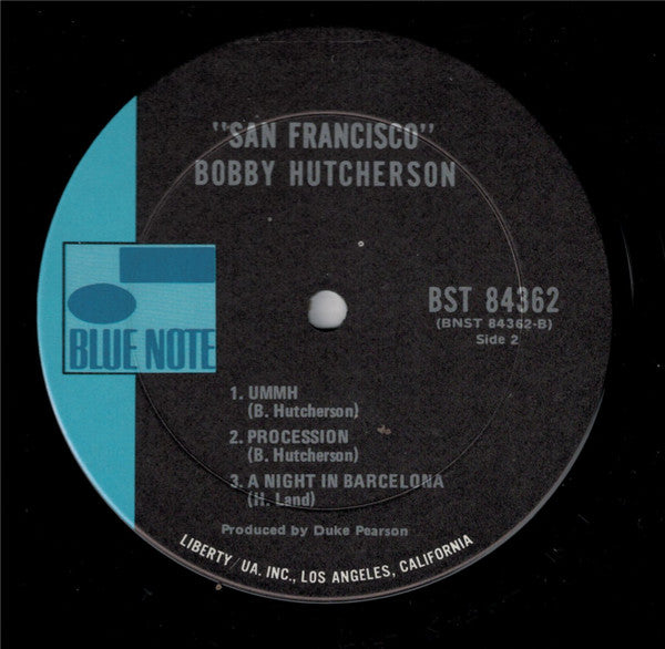 Bobby Hutcherson Featuring Harold Land : San Francisco (LP, Album)