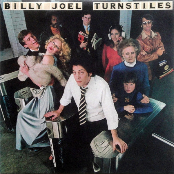 Billy Joel : Turnstiles (LP, Album, RE, Red)