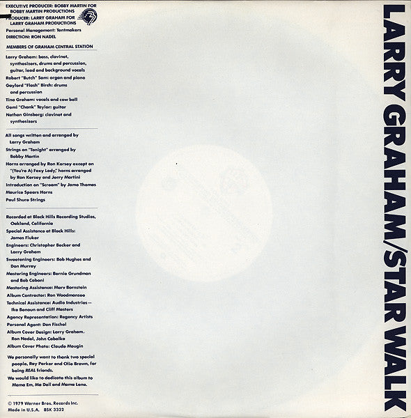 Graham Central Station : Star Walk (LP, Album, Jac)