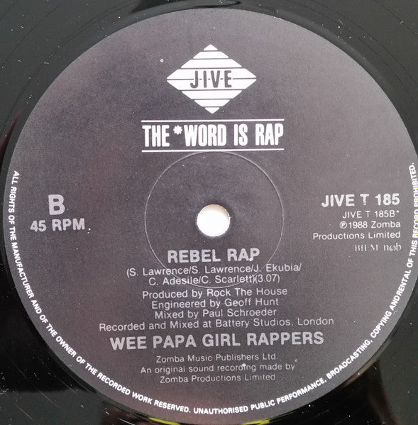 Wee Papa Girl Rappers : Wee Rule (12")