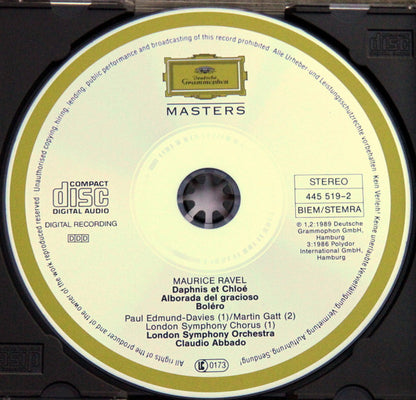 Maurice Ravel - London Symphony Orchestra, Claudio Abbado : Boléro / Daphnis Et Chloë / Alborada Del Gracisoso (CD, Comp)