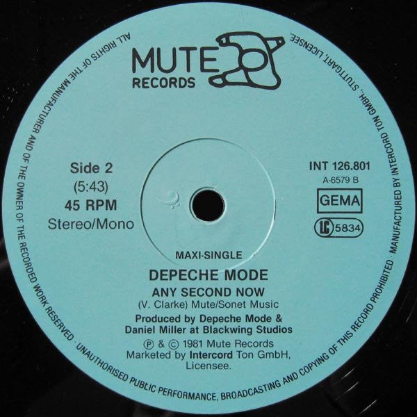 Depeche Mode : Just Can't Get Enough (12", Maxi)