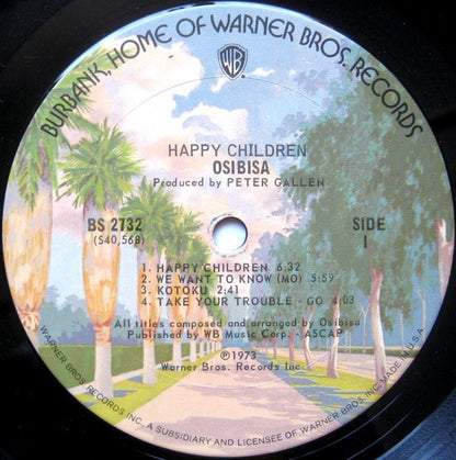 Osibisa : Happy Children (LP, Album, Gat)