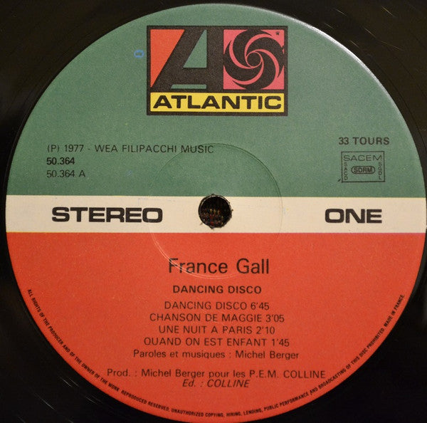 France Gall : Dancing Disco (LP, Album, Gat)